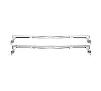 rockible 2 soportes para fregadero bajo encimera de acero inoxidable de 71 a 100 cm, barras de soporte horizontales que ahorran espacio, kit de instalación de