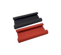 rockible 2 Uds. Almohadillas para Asiento de Barco Dragón, Cojines para Asiento de Máquina de Remo, Cojines para Asiento de Barco Dragón, Negro Rojo
