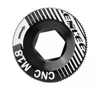 rockible 2xBicycle Crank Arm Cover Hat BMX Bike Chainwheel Crankset Bolt Black