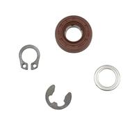 rockible 4 Piezas Sello Aceite con Retenedores Alta Resistencia Kit Retén y Aranla Resistente Repuestos para Mecánicos