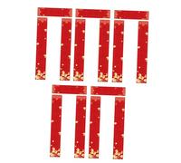 rockible 5 Juegos de Papel para El año Chino 2026, Papel de Caligrafía Xuan Rojo, Style C