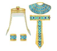 rockible Accesorios para Disfraces egipcios para Mujer, Disfraz Egipcio, Halloween, Disfraz Egipcio para Juegos de rol, Disfraz de Hada