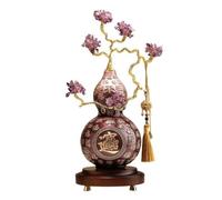 rockible Adorno Calabaza Luminoso | para Regalo, Calabaza Resina con Base, Ecional, Recibidor, Púrpura