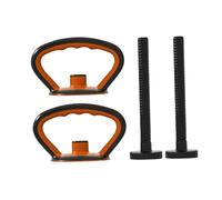 rockible Agarre de Mango de Pesa Rusa Agarre de Fuerza del Brazo Agarre de Pesa Rusa Agarre de Pesas para Entrenamiento de Culturismo Levantamiento de Pesas, Negro, 2 Mangos, 2 Varillas