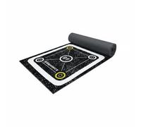 rockible Alfombra de Infantil Tapete de Entrenamiento Escalera de Coordinación Colchoneta de Pies para Mejorar Adecuada para Deportiva Educación Física, Negro Y Amarillo, 40 270cm 6 Celdas