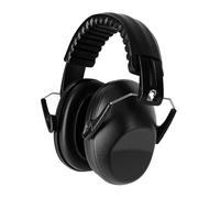 rockible Auriculares con cancelación de ruido para bateristas, ajustables, cómodos, insonorizados, con reducción de ruido para dormir, Negro