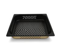 rockible Banja Horno Estándar 2/3 Profesional Banja Horno Antiadherente Plana para Catering, 354 325 65mm, Bandeja Para Hornear Perforada Antiadherente