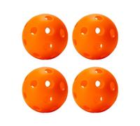 rockible Bolas de Pickleball de Corte Interior, Pickleballs de Torneo de 26 Hoyos, Color Brillante, Naranja 4 Piezas