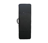 rockible Bolsa de violín oblonga profesional, caja dura de almacenamiento de violín con asa, estuche rígido de violín liviano para viajes, jugadores, 4 a 4