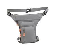 rockible Bolso de la Cintura Muslo Drop Back Bag Pack Fanny Pack Portable Multi Pocket Bolsa Crossbody para en Bicicleta Viajando Caminando, Gripa del Arrilla de