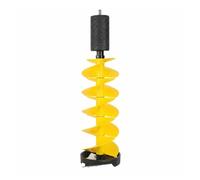 rockible Broca para Pesca en Hielo Profesional | Ligero, Barrena con Nailon, Flexible, Barrena para Hielo con Protector hoja, aguas heladas helados, Amarillo