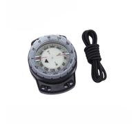 rockible Brújula de Buceo Compacta con Chaleco Correa Ajustable Control de Rumbo Confiable Adecuada para Exploración Prácticas de Buceo, Plateado, Talla Única