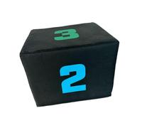 rockible Caja Pliométrica Antideslizante con Múltiples Opciones de Altura. Caja Pliométrica para Entrenamiento de Fuerza Y zancadas.