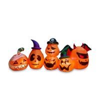rockible Calabazas Inflables con Luces Enorme Calabaza Inflable Al Libre Adorno para Césped