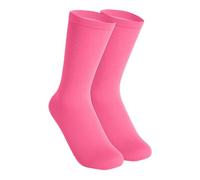 rockible Calcetines de Patinaje sobre Hielo Calcetines de Patinaje artístico de Color sólido Medias hasta la para Trabajadores y Estudiantes, Rosa