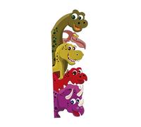 rockible Calcomanía de Dinosaurios detrás de la Puerta, 11,8x35,4 Pulgadas, Pegatina Decorativa Colorida extraíble para Pared, decoración de Pared para Sala de, Bien