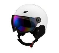 rockible Casco con Rueda Ligero | Forro Inrior Acolchado, Casco con Pantalla Espejo, Table, para Snowboard, Adultos