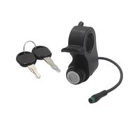 rockible Cerradura de Encendido Eléctrica con Dos Llaves, Enchufe de 5 Pines, Conjunto de Bloqueo de Interruptor Eléctrico, Interruptor de Control de Ma