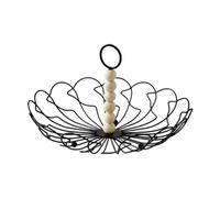 rockible Cesta de Alambre para Frutas, Cesta para Guardar con Asa, Bandeja para Servir Que Ahorra Espacio, Elegante Recipiente para Servir, S, tal como se describe, F