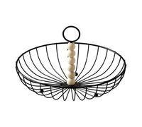 rockible Cesta de Alambre para Frutas, Cesta para Guardar con Asa, Bandeja para Servir Que Ahorra Espacio, Elegante Recipiente para Servir, S, tal como se describe, G