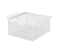 rockible Cesta de Almacenamiento Extensible para Debajo del Estante, Cajón Colgante Debajo del Armario, Organizador de Cesta de Almacenamiento Hecho de Malla D, Blanco XL, Individual