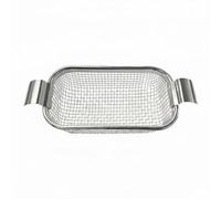 rockible Cesta de Limpieza de Malla de Acero Inoxidable 304 Cesta Canasta Contenedor para Ultrasonidos con Acabado Electropulido y Malla Cerrada Protege Piezas, 0.7L, Denso Fijo