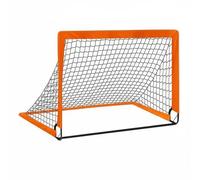 rockible Children Soccer Goal Portería para Niños Red de Entrenamiento Arco Portátil Plegable Estructura de Fibra de Vidrio Instalación en Minutos Anclajes al, Naranja 1.2x0.9m