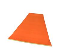 rockible Colchoneta Flotante para Piscina, Colchón Enrollable de Espuma de Alta Densidad para Verano, Playa, Agua, Recreación Y Relajación Al Aire Libre, Naranja Verde