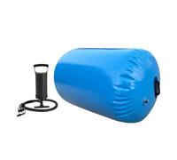 rockible Colchoneta Inflable para Gimnasia con Cilindro de Bombeo para Ejercicios de Flexión hacia Atrás, Ideal para Gimnasios en Casa, Azul