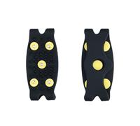 rockible Crampones de Hielo para Exteriores, Fáciles de Usar, Portátiles, Antideslizantes, para Escalar en La Nieve, Correr, Caminar Y Agarres en Hielo, Negro