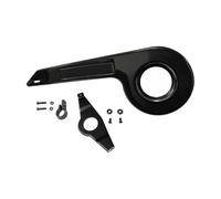 rockible Cubrecana para Bicicleta Protector Plato con Carcasa Redonada y Montaje para Proyectos Mantenimiento, Negro