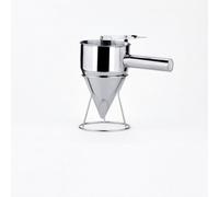 rockible Embudo Dosificador con Antigoo Embudo Pistón Acero Inoxidable Dosificador Mezcla para Reposros, Panaros, Cocina, 1200ml, Orificio De 8mm, Moderno Y Sencillo, Con Mango Desmontable