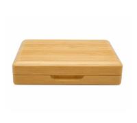 rockible Estuche para Cañas de Oboe Estuche Caja Organizador Soporte Funda Bambú Resistente con Tapa Abatible y Frontal Apto para Ensayos Clases de Música Audiciones Transporte Diario