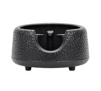 rockible Estufa Hierro Fundido para Leña y Carbón Compacta Estufa Leña Hierro Fundido Resistente para Patio, Ceremonias Té, Negro