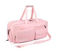 rockible Funda para Raquetas Bolsa Deportiva Estuche de Tenis Mochila de Pádel Bolsa Multideporte con Independiente y Forro Aislante Adecuada para Cancha Gimnasio Viajes Club, Array, Rosa