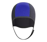 rockible Gorro de Buceo de Neopreno de 3mm, Traje de Neopreno Ajustable Grueso para Invierno, Capucha Térmica, Gorro de Buceo, Gorro de Natación para Piragüism, Azul