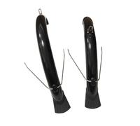 rockible Guardabarros para Bicicleta Plegable, Guardabarros Delanteros y Traseros de 20 Pulgadas, repuestos, Protector de Rueda de 46 mm de Ancho, Ligeros, Style B