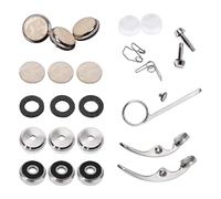 rockible Kits de reparación de válvulas de escupir de trompeta, cuidado de limpieza de instrumentos de latón, Universal, portátil, fácil de instalar, válvula