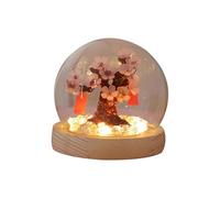 rockible Lámpara de noche de flores DIY, paquete de Material de lámpara de mesa con luz de flores para comedor y dormitorio, Arbol de Sakura