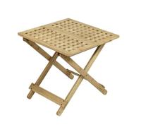rockible Mesa Plegable Bambú Compacta Mesa Baja con Tablero Rejilla Mueble para Apartamentos Pequeños, Mesa Plegable De Bambú Grande