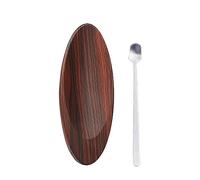 rockible Mini Báscula de 200g, Báscula de Hojas de Té, Báscula de Cocina, Báscula de Café para Té, Color Madera