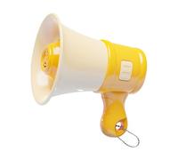 rockible Mini megáfono con Llavero portátil con récord de Roles Jugando Altavoz Bullhorn Fuerte para Adultos niños de 5 años Regalo, Amarillo