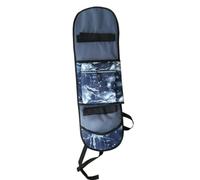 rockible Mochila para Skateboard Mochila Bolsa Portatablas Portaequipaje Portátil con Correas Ajustables y Tiras Reflectantes Material Nylon 900D Impermeable, Relámpago, Tablero 90CM