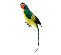 rockible Pájaro Artificial Ave Decorativa Realista Estatua de Loro en Espuma y Artificial Figura de Taxidermia Estilizada Hecho a Mano Adecuado para