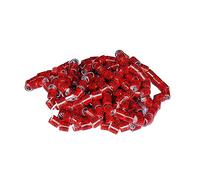 rockible Paquete de 100 Anillos para Patas de Paloma 2024 Bandas de Identificación Anillo de Identificación Anillo para Pie de Pájaro, Rojo