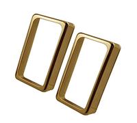 rockible Par de Cubiertas Metálicas para Pastillas de Guitarra Eléctrica, Dorado, como se describe