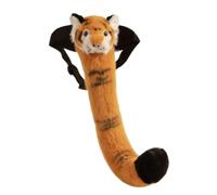 rockible para Niños Accesorio Disfraz Utilería Orejas Oscuras Bordadas Cabeza Felina Perfilada Tiras Elásticas Cintura Adecuada para Números Teatrales, Amarillo, 45 Cm