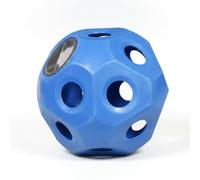 rockible Pelota Dispensadora Forraje Interactivo Bola Alimentación Antienvejecimiento Bola Dispensadora Comida para Ganado, Burros, Corral, Azul