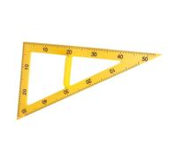 rockible Regla para La Enseñanza de Las Matemáticas, Herramienta de Geometría Matemática, Transportador, Regla Triangular, Equipo de Geometría Matemática, triangulo de 60 grados