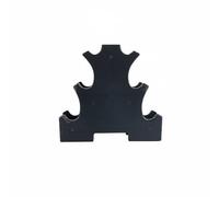 rockible Soporte de Mancuernas Vertical Estante de Pesas Portamancuernas en V Base Firme Evita Vuelcos Ranuras Que las Mancuernas Adecuado para Gimnasio en, Pequeño 3 Capas
